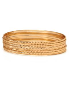 Gold Omni Bangle Set